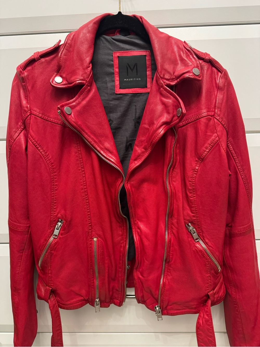 Mauritius Wild RF Leather Moto Jacket - Women's